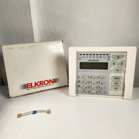 Elkron KP500D V Alarm Keyboard. 2.00 KP6000211 Used