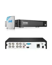 8 Channel 5MP 3K Lite H.265+ CCTV DVR Recorder with 500GB HDD, Hybrid 4-in-1 ...