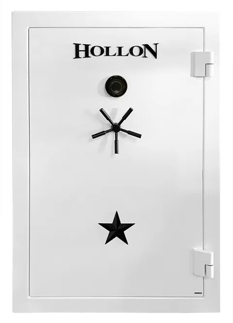 Hollon RG‑39C Republic Gun Safe 39 Gun Dial Lock 120 Min Fire White 925 lb
