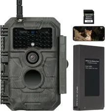 E6P Max Wifi Trail Camera (Non-Cellular), 64MP Photos, 1296P HD Video, 8000Mah B