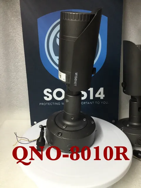 Hanwha Vision QNO-8010R Security IP Color Camera W/2.8mm 5MP H.265/H.264 TESTED!
