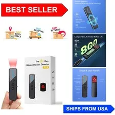 AI-Powered Hidden Camera Detector - Portable Anti-Spy & Bug Scanner for Travel