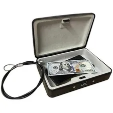Fire/Water-Resistant Safe Storage Cabinet with Cable Lock
