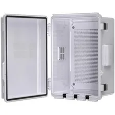 ANIMACYN Electrical Junction Box, Ventilated 11.8"x7.9"x5.1", Grey Cover 