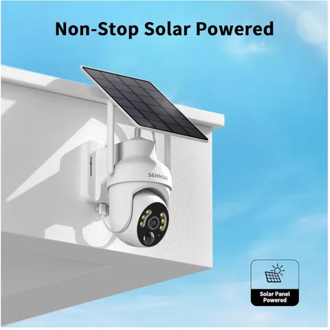 Wireless Outdoor Camera 2K Full HD, Solar-Powered, PIR Alarm