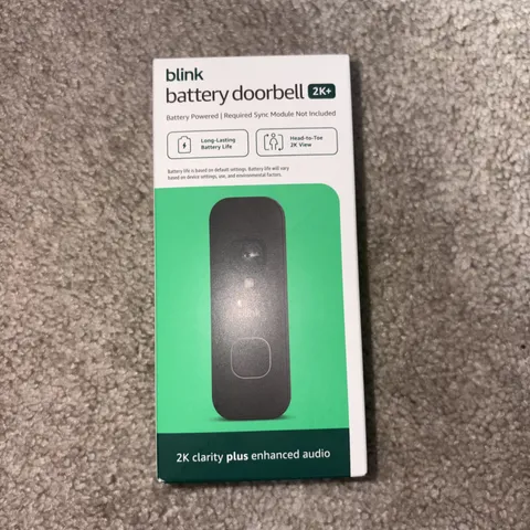 NEW SEALED Blink Battery Doorbell 2K+ (newest model) Wireless Video Night Vision