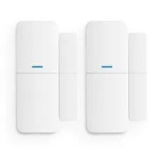 Door and Window Sensor 2 Pack - Window & Door Protection, Sends Alerts, Trigg...