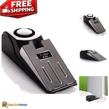 Sleek 120db Door Stop Alarm with Adjustable Sensitivity for Ultimate Safety