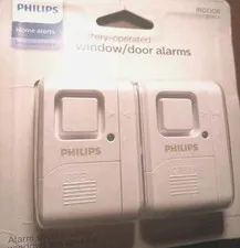 Philips Personal Security Window/Door Alarm 2 Pack, 4 Of These 2pk Available