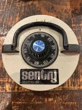 sentry safe lid, used, gray, vintage item number P083287