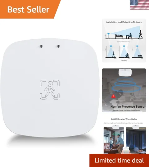 MmWave Human Presence Sensor, Zigbee Millimeter Wave Radar Detection | 24G Ra...