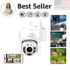 Comprehensive 2K WiFi Security Camera with Auto Tracking & Alexa Compatibility