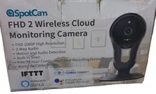 SpotCam FHD 2 Wi-Fi AI Monitoring Camera, Alexa & Google Assistant Ready