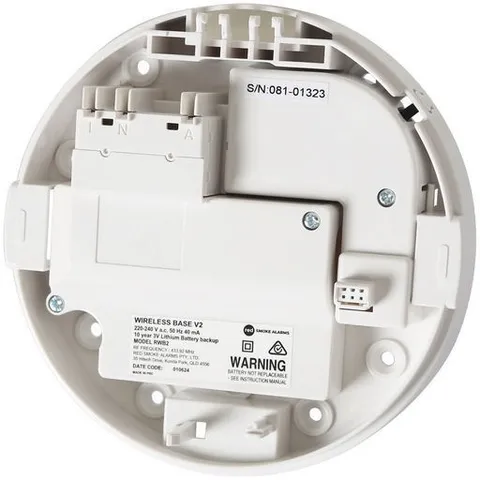 RED SMOKE ALARM - WIRELESS UPGRADE