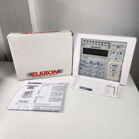 Elkron KP500D/EN IMQ V Alarm Keyboard. 4.11 80KP6000211 Used