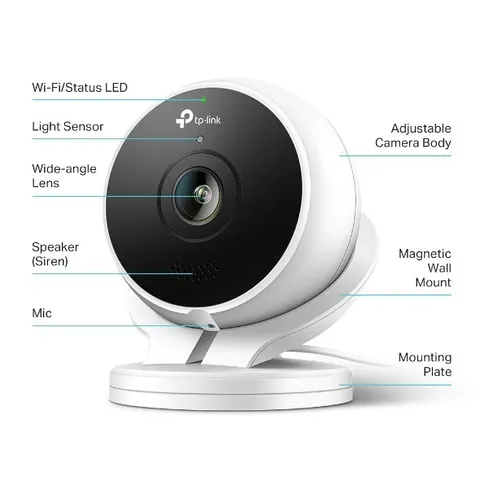 TP-Link Kasa KC200 Smart Outdoor Camera Smart Home Security Camera - 100% works