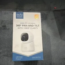 eufy Security Indoor Cam C210 Wired IP Camera 360° Pan/Tilt 1080p Alexa