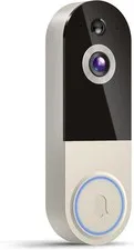 Wireless Video Doorbell Camera 1080p with Clear Night Vision for Front Door
