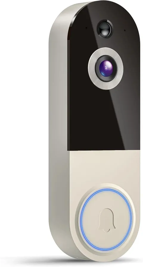 Wireless Video Doorbell Camera 1080p with Clear Night Vision for Front Door