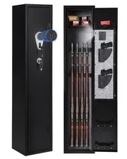 Garvee 5-6 Gun Safes for Rifles and Pistols, Quick Access Rifle Safe Gun Cabi...