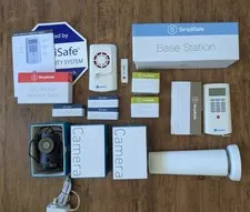 Simplisafe Home Security System Original SS-1500 Bundle Keypad Motion Entry Cam