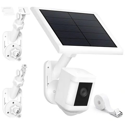 Adjustable Wall/Pole Mount for Ring Cameras & Solar Panels, Universal 2-in-1 ...