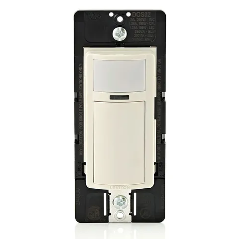 Leviton Motion Sensor Light Switch, Motion Activated, AutoOn/AutoOff or Manua...