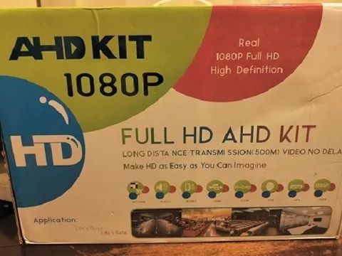 AHD kit 1080P, 4ch DVR & 4 HD cameras