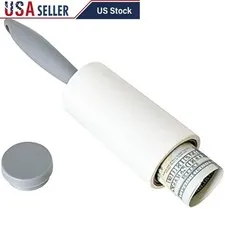 Hidden Storage Lint Roller Safe Discreet Emergency Cash Passport Key Organizer