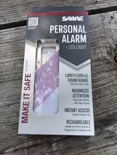 Sabre Personal Alarm LED Light Rechargeable 1800 ft Range