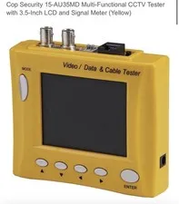 COP Security 15-AU35MD is a portable, yellow hand-held 3.5-inch TFT-LCD