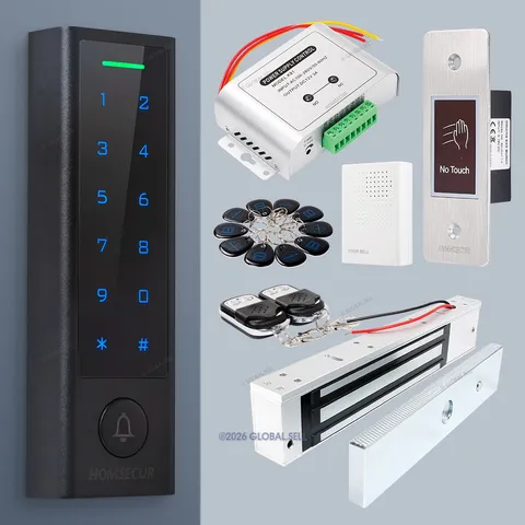 HOMSECUR WIFI Door Access Control System DIY RFID Reader Fingerprint Keypad