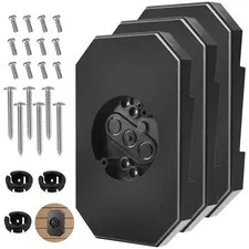 3-Pack 8141DBL Siding Mounting Blocks,Bulk Set for Outdoor Lights & Cameras,F...