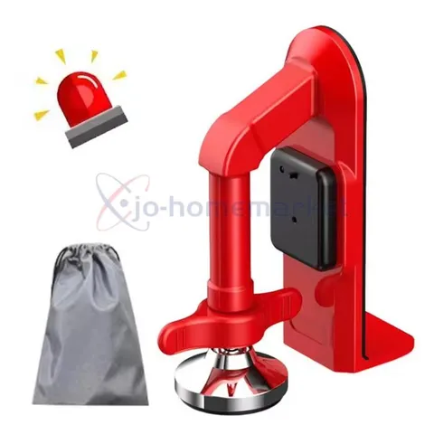 Portable Detachable Non-Slip Door Jammer with Alarm for Hotel Apartment Travel