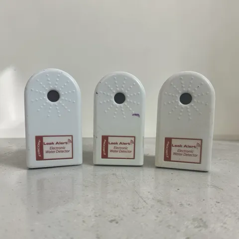 Zircon Leak Alert Water Leak Detector  Flood Sensor Alarm Set Of 3 Untested