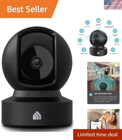 Advanced Motion Detection & Night Vision Camera - Kasa Indoor Security EC71