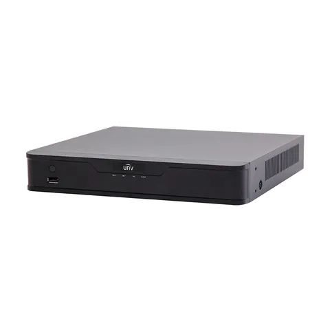 UNV 8-Channel 4K AI NVR NVR301-08B-P8-IQ 8-Port PoE 12MP Intelligent IP Recorder