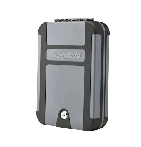SnapSafe Treklite Key Lock Box XL, 10" x 7" x 2" Grey 75212