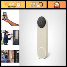 Wireless Battery-Powered Smart Doorbell - HD Video, Two-Way Audio, Night Vision