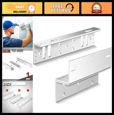 Z & L Bracket Set for 600Lb Electric Magnetic Door Lock - Inward Access Control