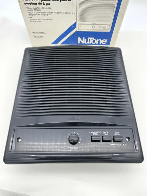 Nutone ISA-448BL 8" Intercom Speaker in Black IS448BL IS-448 IM4406 IMA4406