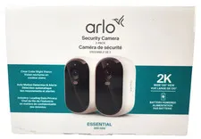 (2-Pack) Arlo Outdoor 2K Security Camera Essential 3rd Gen - Battery Powered