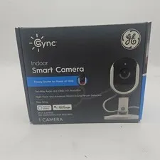 GE Cync Indoor Smart Camera, Wi-Fi, 1080p HD Resolution with Night Vision