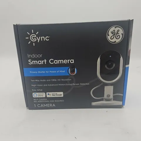 GE Cync Indoor Smart Camera, Wi-Fi, 1080p HD Resolution with Night Vision