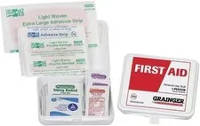 Terratree 20-Piece First Aid Kit with Housing Compact Emergency Medical Supplies