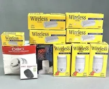 Lot Of DSC Security System Parts Wireless Glass Break, Motion, Door/window Sense