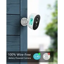 ANRAN C2 Outdoor Security Camera with Spotlight Waterproof PIR Detection 2.4Ghz