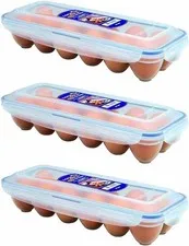 Lock & Lock Eggs Dispenser, Holder for 12 Eggs (3) (Original Version)