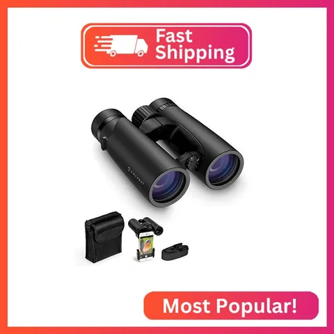 Amcrest 10x42 Roof Prism Binoculars for Adults, HD Professional Binoculars for B