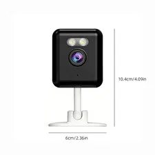 Smart 2MP WiFi Home Security Camera with Night Vision and Audio
